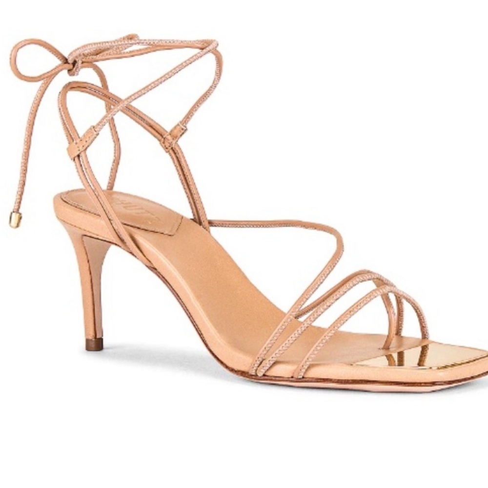 SCHUTZ Sienna Nude Heel Sandals